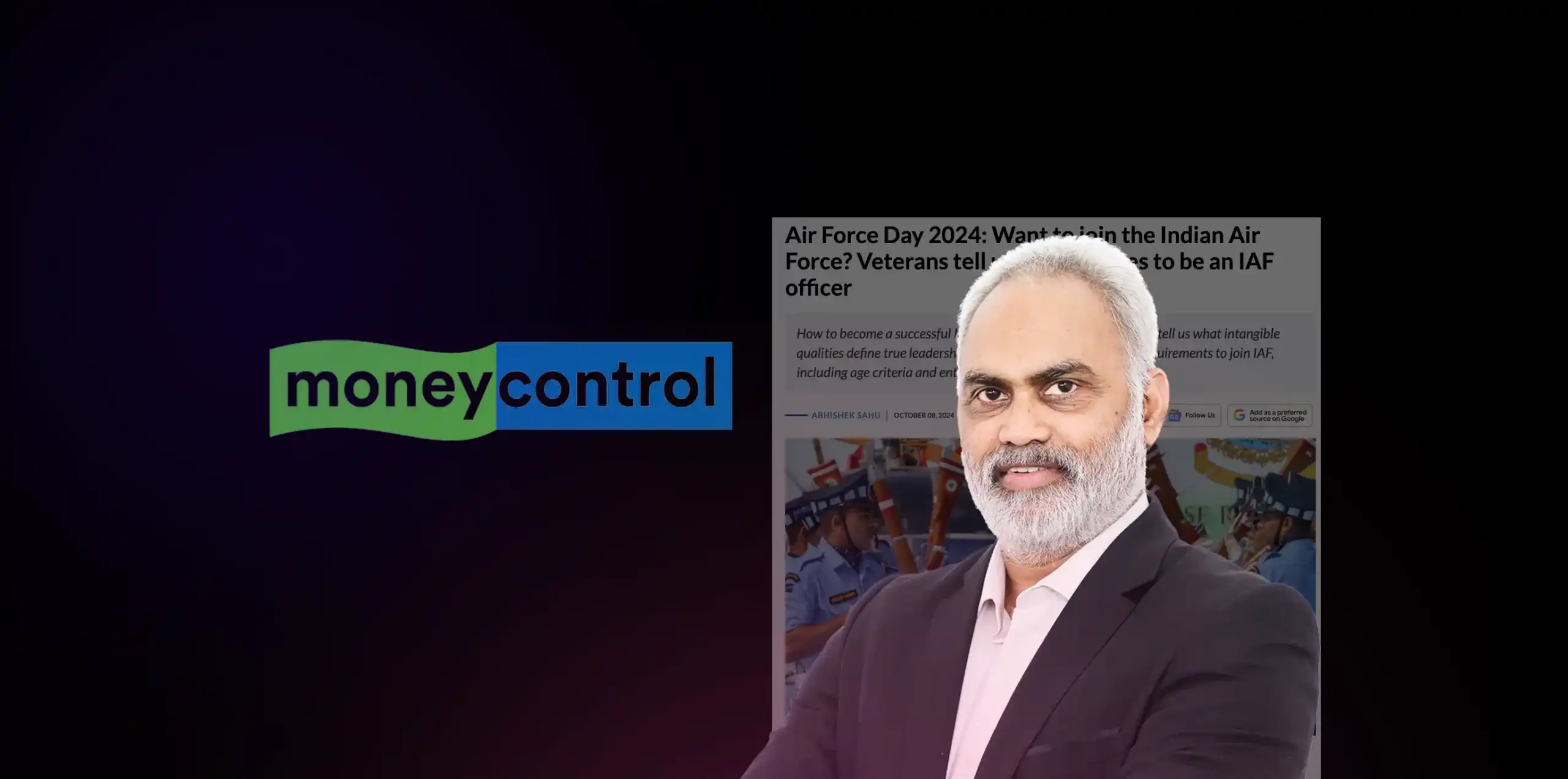 Binu Jacob, MD & CEO, Quoted in Moneycontrol for Air Force Day
