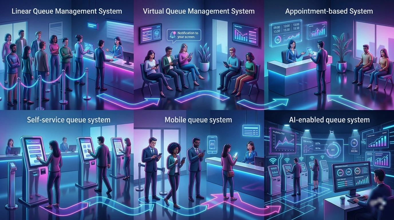 Types-of-Queue-Management-System